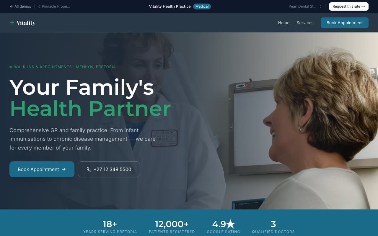 Vitality Health Practice preview